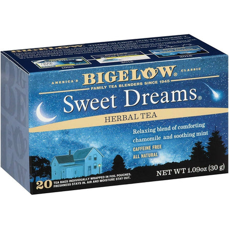 Bigelow Tea Sweet Dreams Herbal Tea Chamomile Smoothing Mint With Freshness & Aroma Caffeine Free - Vamzn#