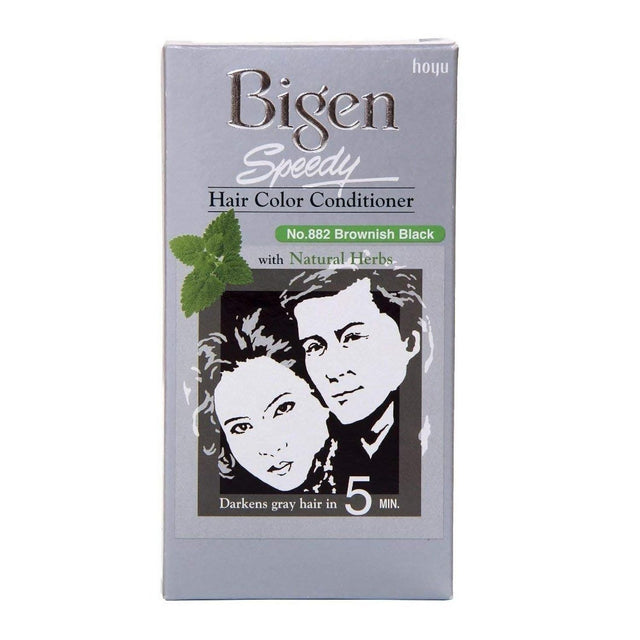 Bigen Hair Colour Conditioner - Brownish Black 882 - Vamzn#