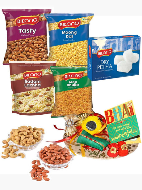 Bikano Namkeen Magic and Dryfruits Rakhi Gifts - Vamzn#