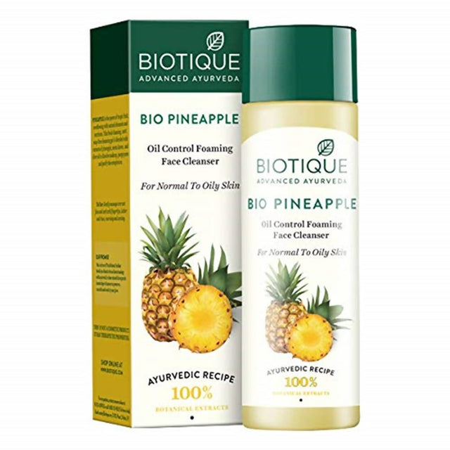 Biotique Advanced Ayurveda Bio Pineapple Oil Control Foaming Face Cleanser - Vamzn#