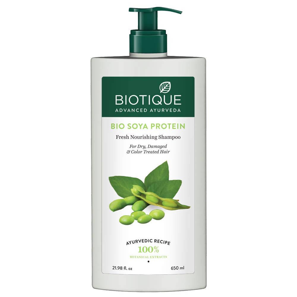 Biotique Advanced Ayurveda Bio Soya Protein Fresh Nourishing Shampoo - Vamzn#