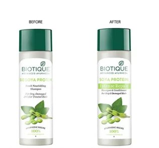 Biotique Advanced Ayurveda Bio Soya Protein Fresh Nourishing Shampoo - Vamzn#