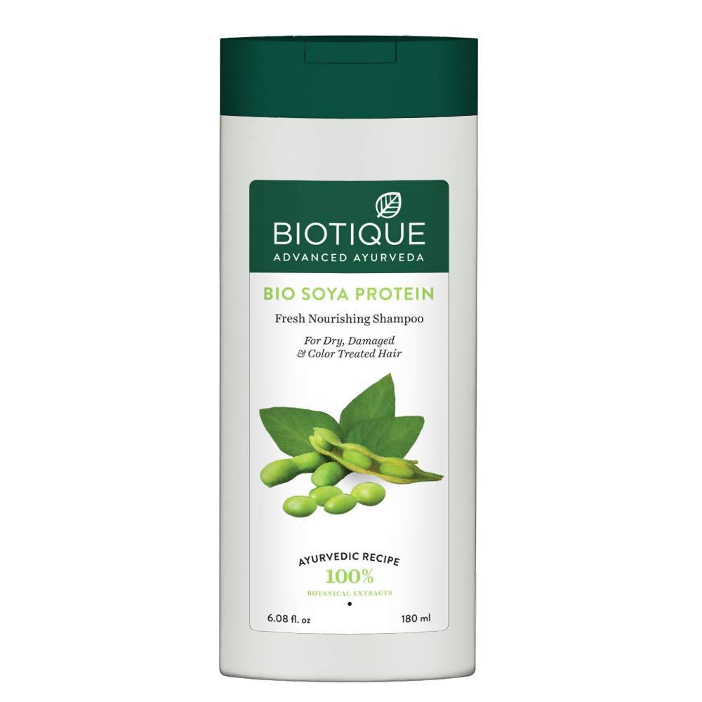 Biotique Advanced Ayurveda Bio Soya Protein Fresh Nourishing Shampoo - Vamzn#