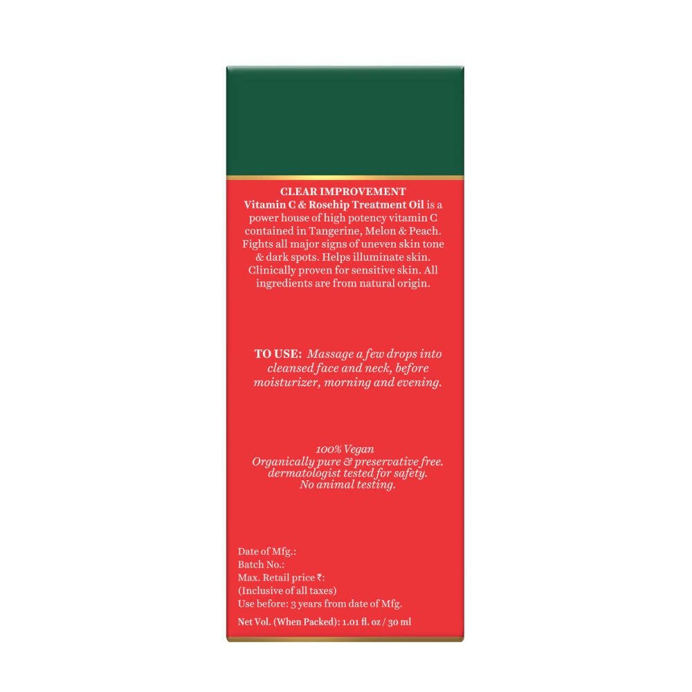 Biotique Advanced Organics Clear Improvement Vitamin C & Rosehip Treatment Oil - Vamzn#