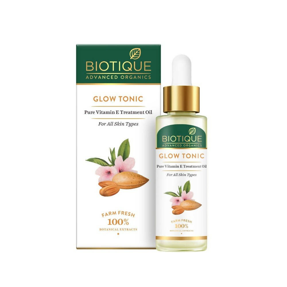 Biotique Advanced Organics Glow Tonic Pure Vitamin E Treatment Oil - Vamzn#