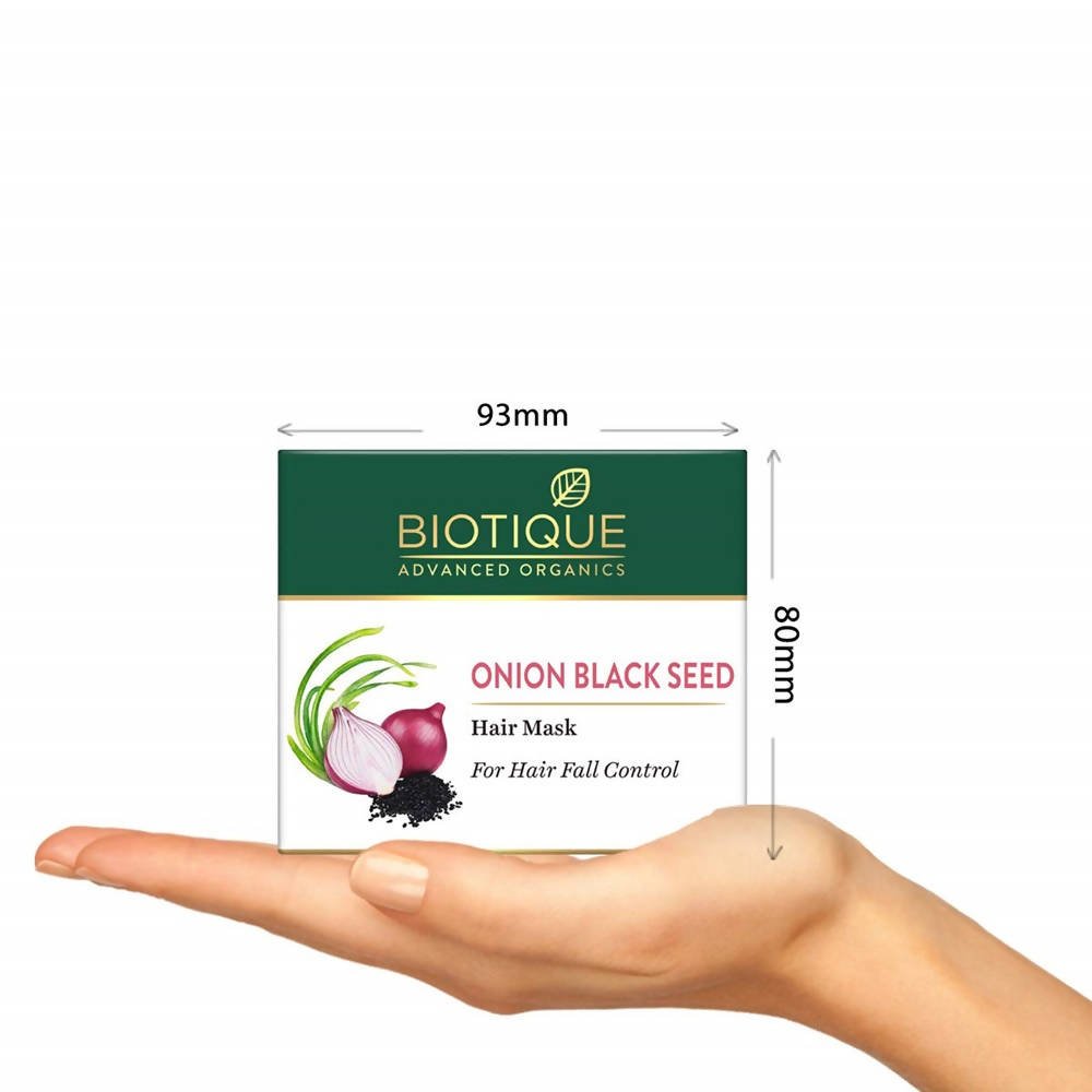 Biotique Advanced Organics Onion Black seed Hair Mask For Hair Fall Control - Vamzn#