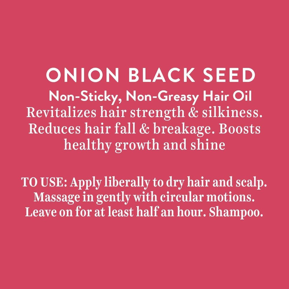 Biotique Advanced Organics Onion Black Seed No - Sticky No - Greasy Hair Oil - Vamzn#