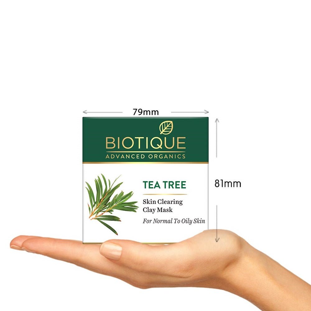 Biotique Advanced Organics Tea Tree Skin Clearing Clay Mask - Vamzn#