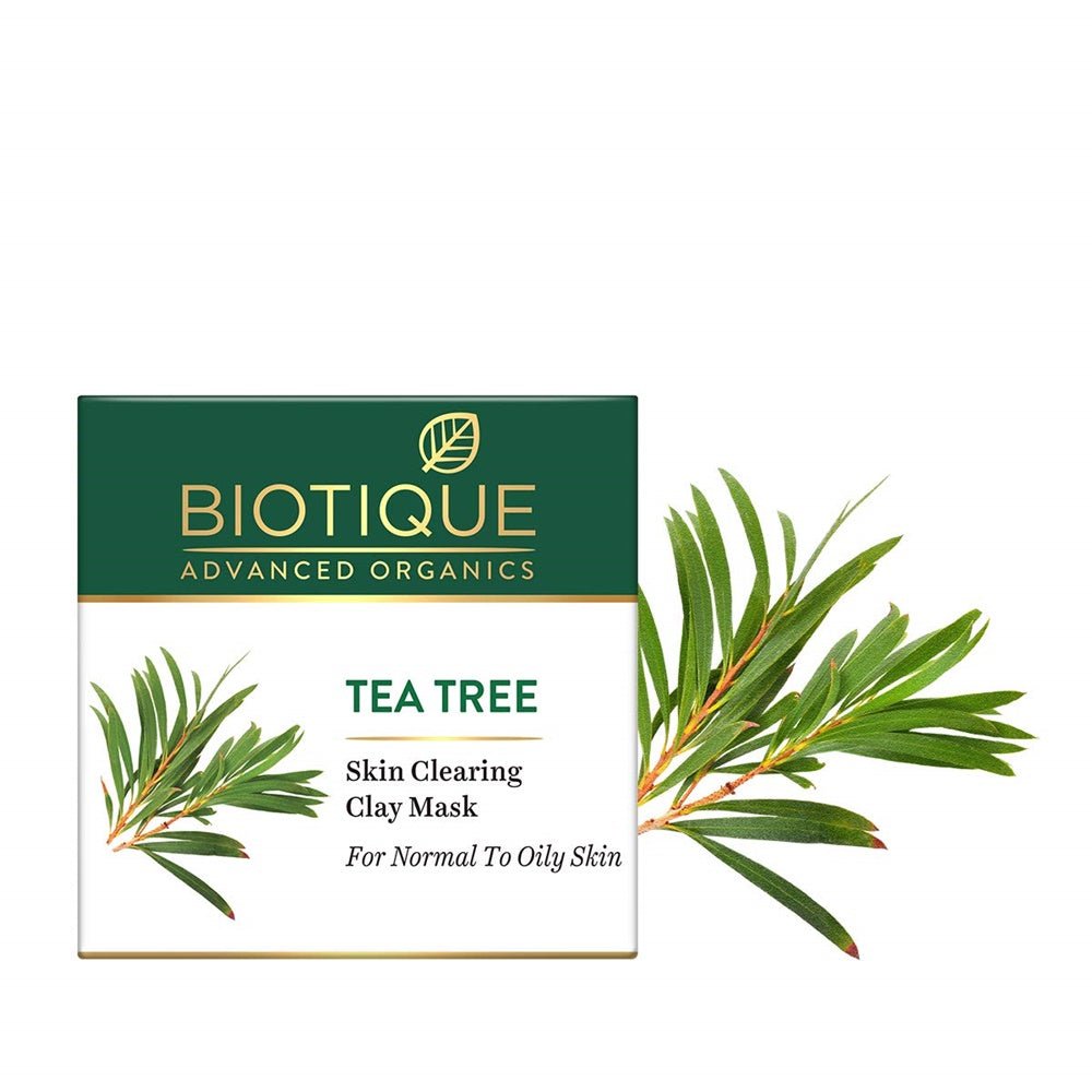 Biotique Advanced Organics Tea Tree Skin Clearing Clay Mask - Vamzn#