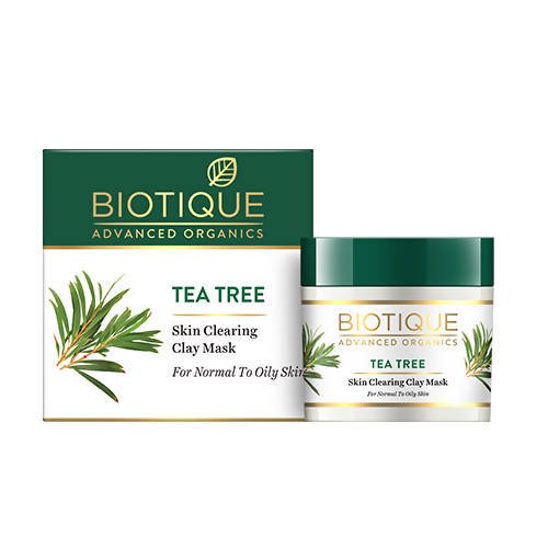 Biotique Advanced Organics Tea Tree Skin Clearing Clay Mask - Vamzn#