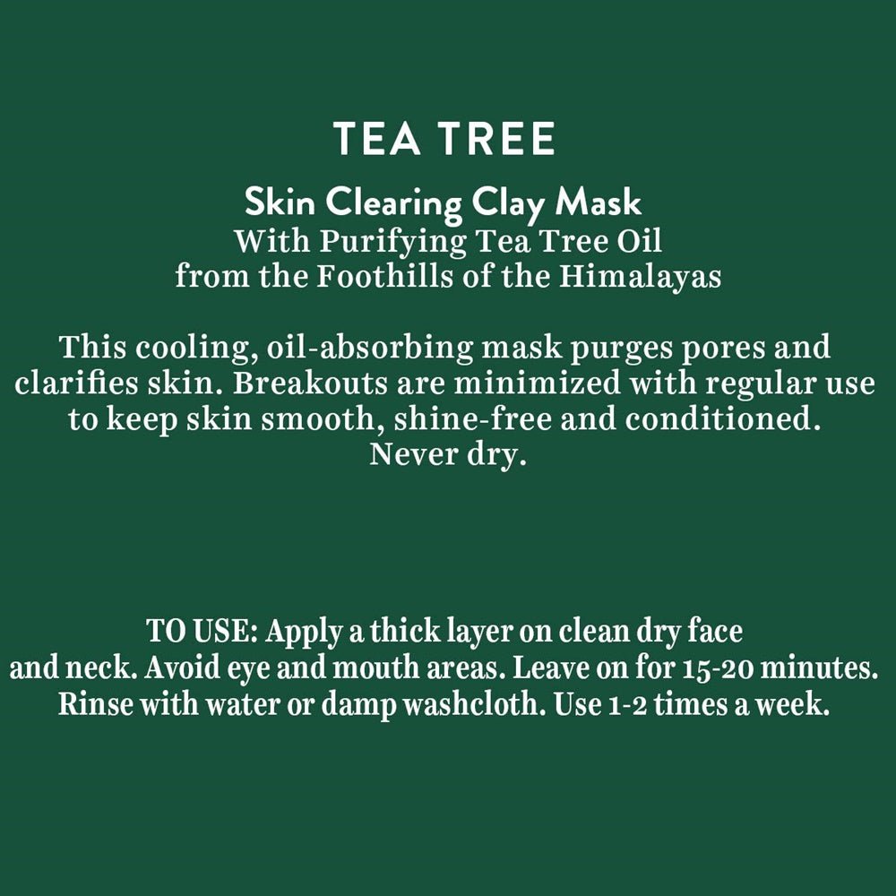 Biotique Advanced Organics Tea Tree Skin Clearing Clay Mask - Vamzn#