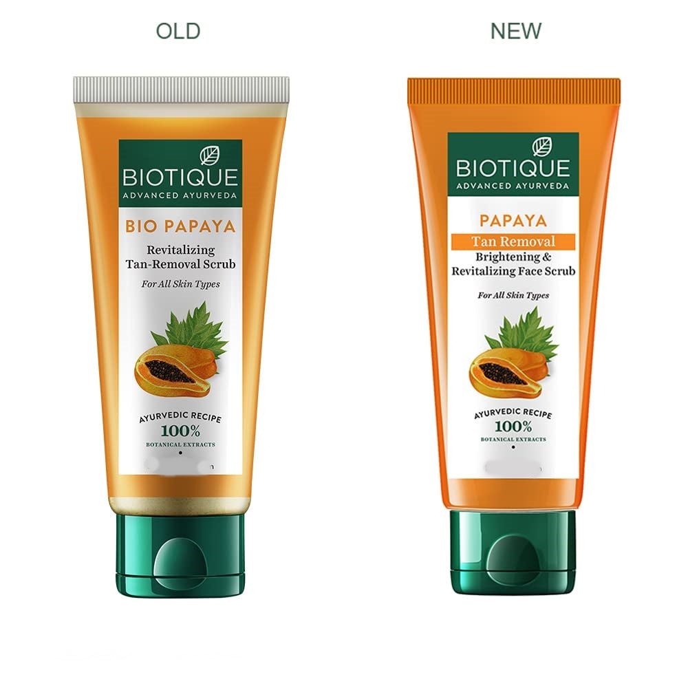 Biotique Bio Papaya Revitalizing Tan - Removal Scrub - Vamzn#
