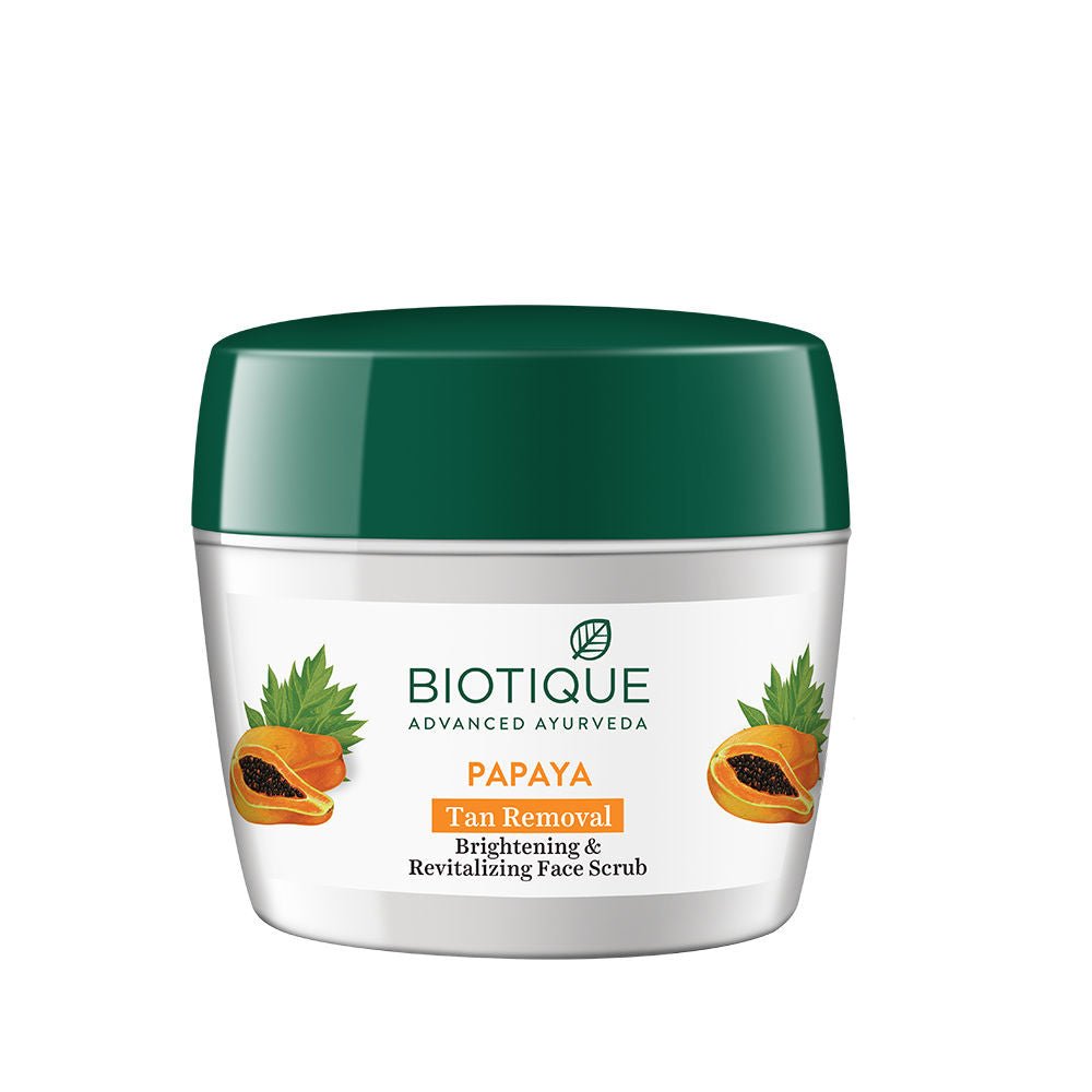 Biotique Bio Papaya Revitalizing Tan - Removal Scrub - Vamzn#