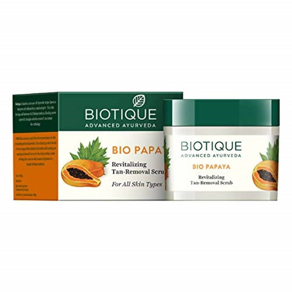 Biotique Bio Papaya Revitalizing Tan - Removal Scrub - Vamzn#