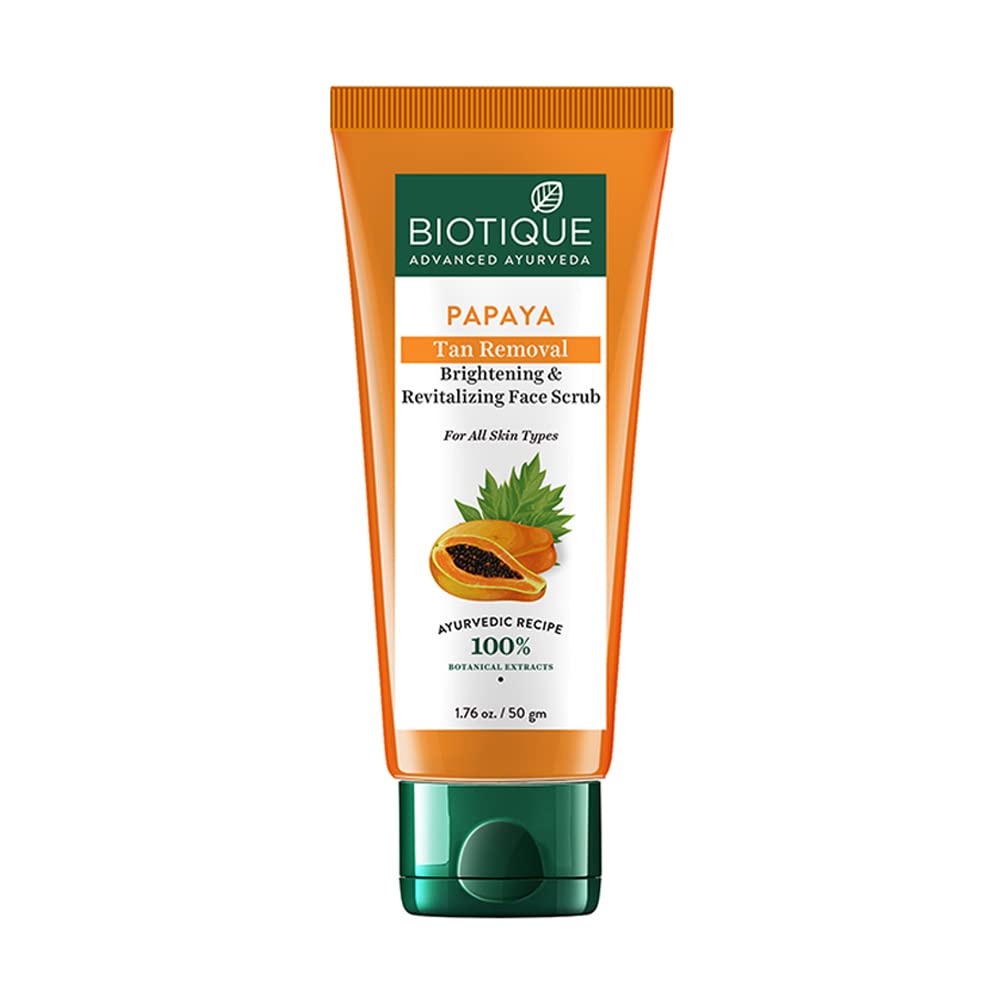 Biotique Bio Papaya Revitalizing Tan - Removal Scrub - Vamzn#