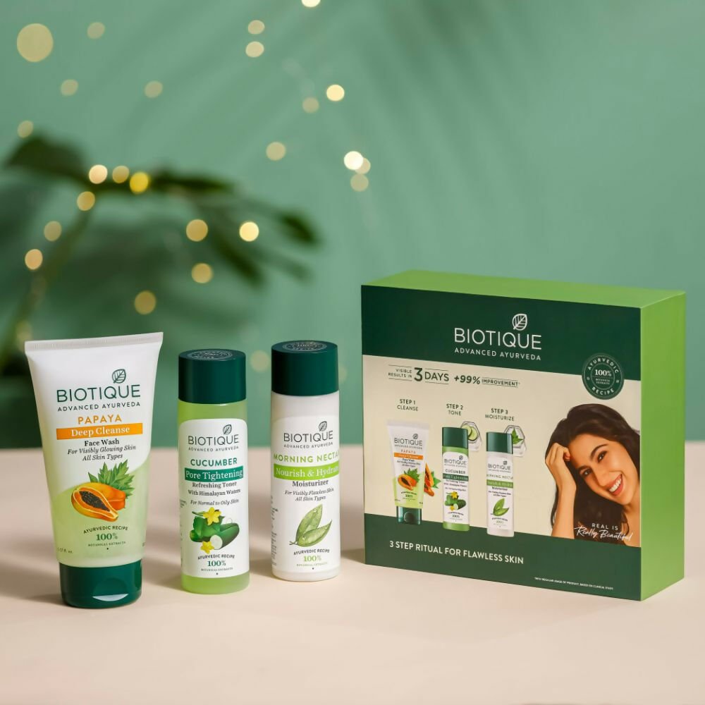 Biotique Daily Skin Care Essential Kit - Vamzn#
