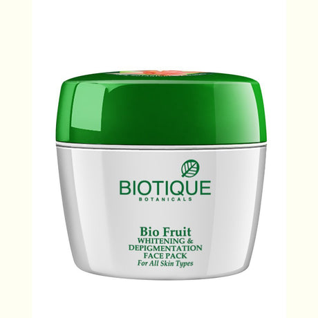 Biotique Fruit Brightening Depigmentation and Tan Removal Face Pack| Ayurvedic and Organically Pure| Tan Removal Face Pack for All Skin Types|100% Botanical Extracts| 75gm - Vamzn#