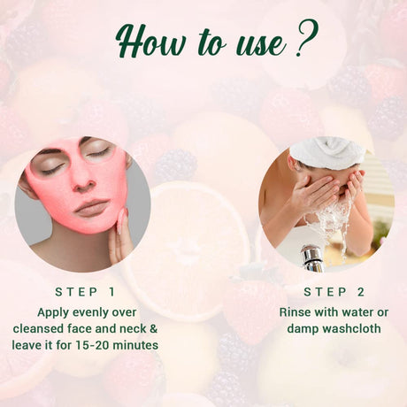 Biotique Fruit Brightening Depigmentation and Tan Removal Face Pack| Ayurvedic and Organically Pure| Tan Removal Face Pack for All Skin Types|100% Botanical Extracts| 75gm - Vamzn#