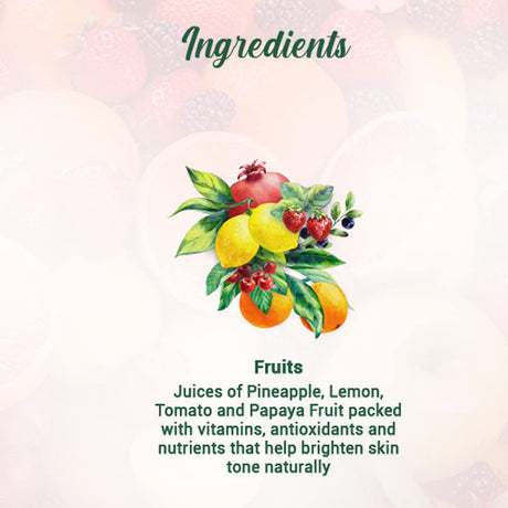 Biotique Fruit Brightening Depigmentation and Tan Removal Face Pack| Ayurvedic and Organically Pure| Tan Removal Face Pack for All Skin Types|100% Botanical Extracts| 75gm - Vamzn#