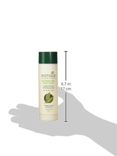 Biotique Morning Nectar Flawless Skin Moisturizer Lotion L Prevents Dark Spots, Blackheads And Blemishes L Visibly Flawless Skin L Nourishes And Hydrates Skin L All Skin Types L 190Ml - Vamzn#