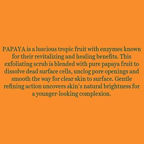 Biotique Papaya Tan Removal Brightening & Revitalizing Face Scrub | Gentle Exfoliation | Smooth and Clear Complexation | 100% Botanical Extracts| Suitable for All Skin Types | 100g - Vamzn#