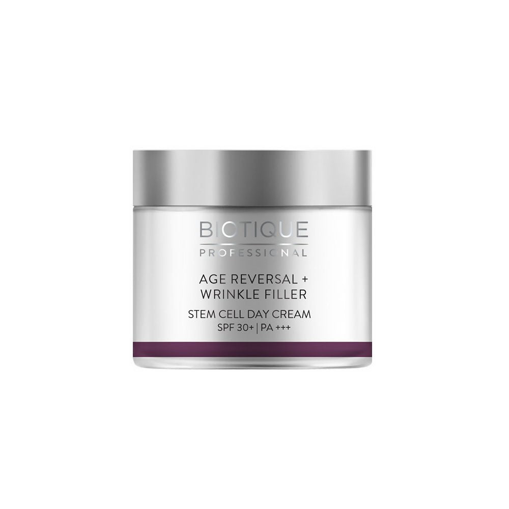 Biotique Professional Age Reversal + Wrinkle Filler Stem Cell Day Cream SPF 30 - Vamzn#