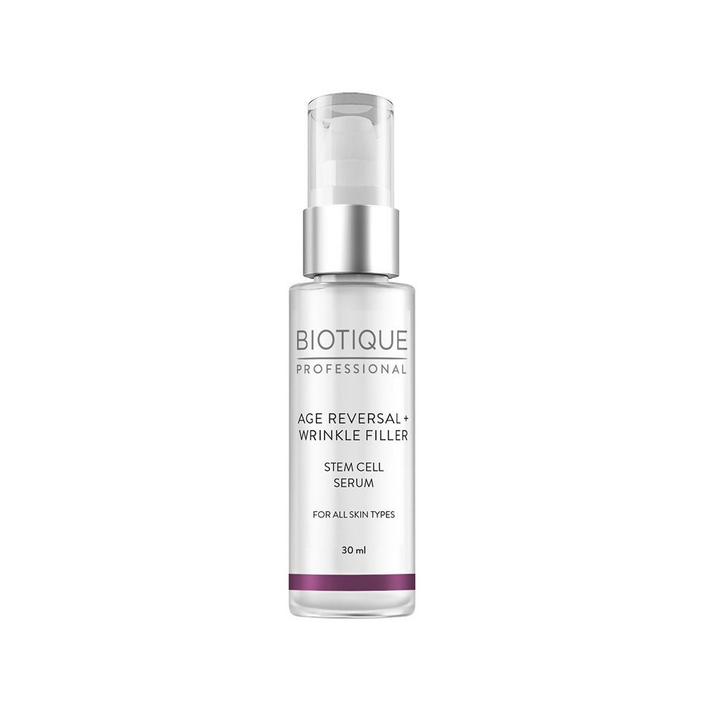 Biotique Professional Age Reversal + Wrinkle Filler Stem Cell Serum - Vamzn#