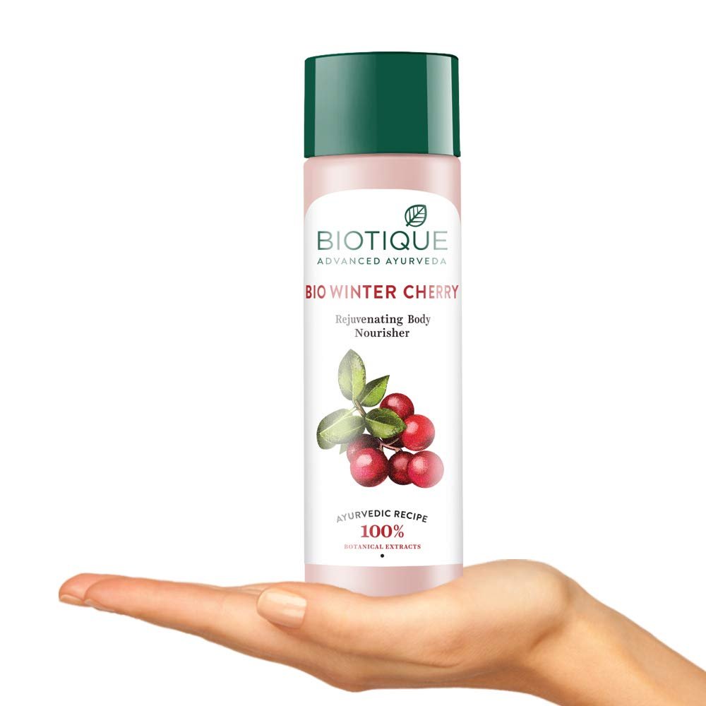 Biotique Winter Cherry Rejuvenating Lotion, 300 milliliters (Pack of 1) | 100% botanical extracts | suitable for all skin types - Vamzn#