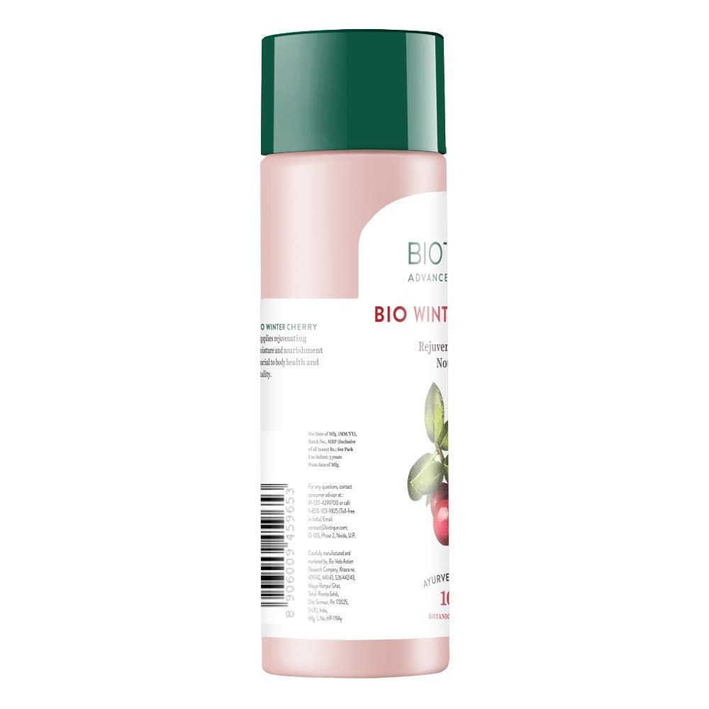 Biotique Winter Cherry Rejuvenating Lotion, 300 milliliters (Pack of 1) | 100% botanical extracts | suitable for all skin types - Vamzn#
