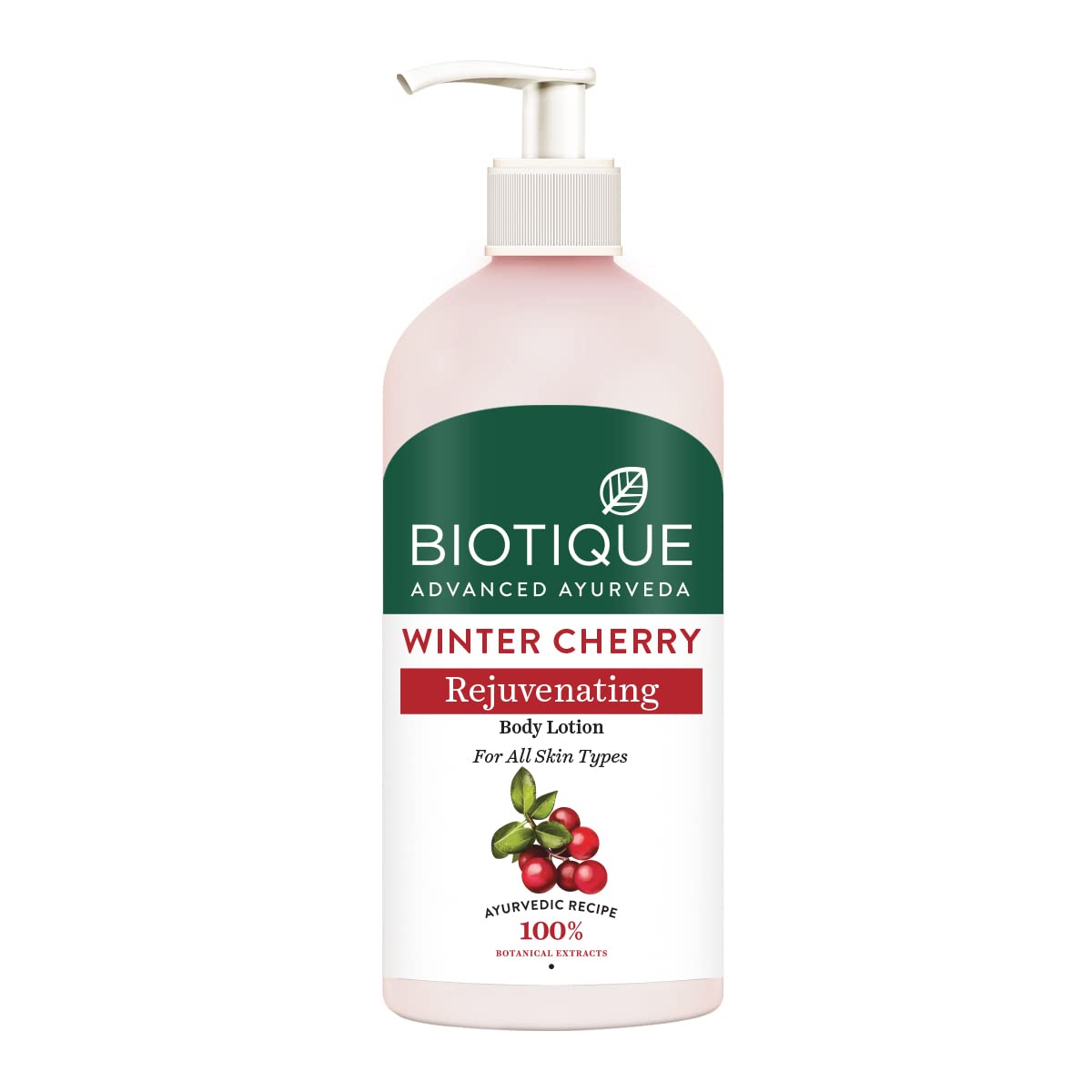 Biotique Winter Cherry Rejuvenating Lotion, 300 milliliters (Pack of 1) | 100% botanical extracts | suitable for all skin types - Vamzn#