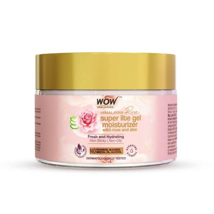 Wow Skin Science Super Light Rose Aloe Gel Moisturizer