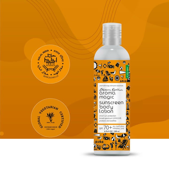 Blossom Kochhar Aroma Magic Sunscreen Body Lotion SPF 70+ - Vamzn#