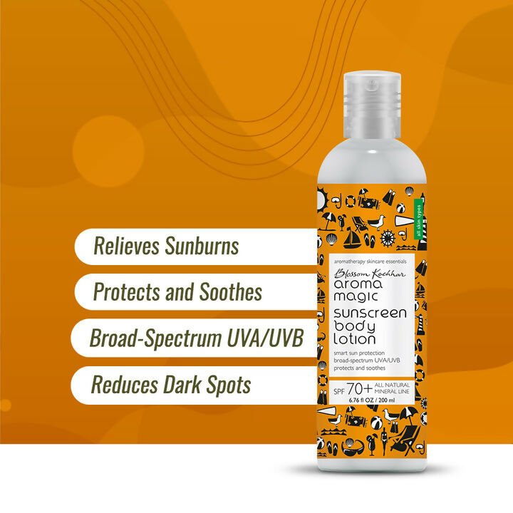 Blossom Kochhar Aroma Magic Sunscreen Body Lotion SPF 70+ - Vamzn#