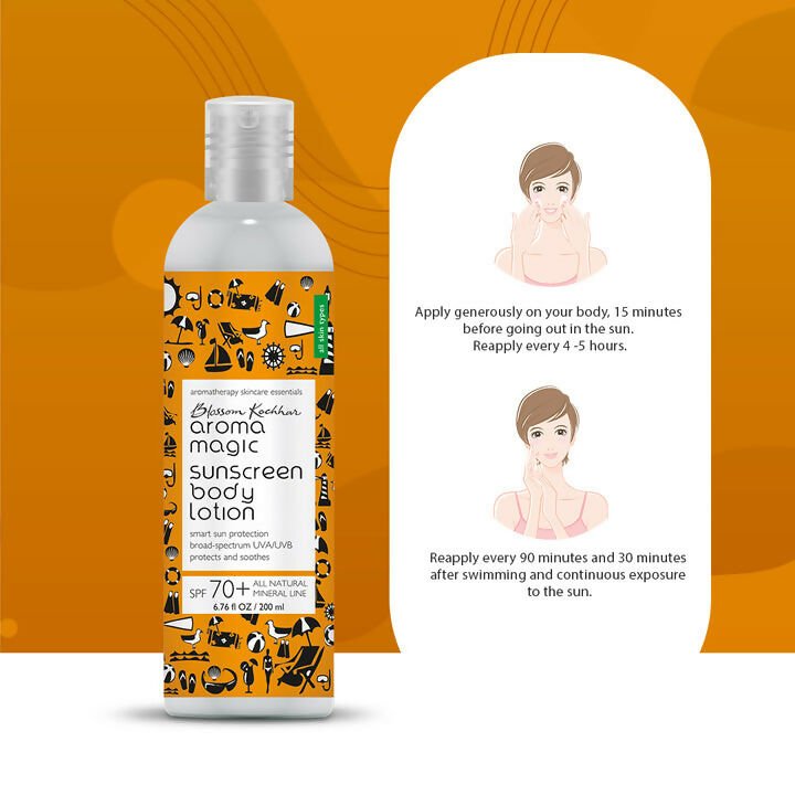 Blossom Kochhar Aroma Magic Sunscreen Body Lotion SPF 70+ - Vamzn#