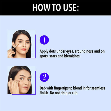 Blue Heaven Flawless Matte Liquid Cream Full Coverage Concealer For Normal Skin, 301, Honey, 17 Ml, Pack Of 1 - Vamzn#