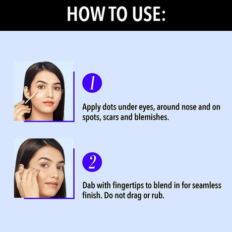 Blue Heaven Flawless Matte Liquid Cream Full Coverage Concealer For Normal Skin, 301, Honey, 17 Ml, Pack Of 1 - Vamzn#