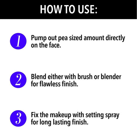 Blue Heaven Hyper Matte Foundation for Face Makeup with SPF 25 PA++, Matte Finish, Light Weight Formula, Medium Coverage for All types of Skin, Cream 302 - Honey Tan, 30ml - Vamzn#