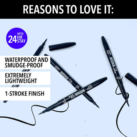 Blue Heaven Intense Eyeliner Pencil Easy Sketch, Black, 1Ml Matte Finish - Vamzn#