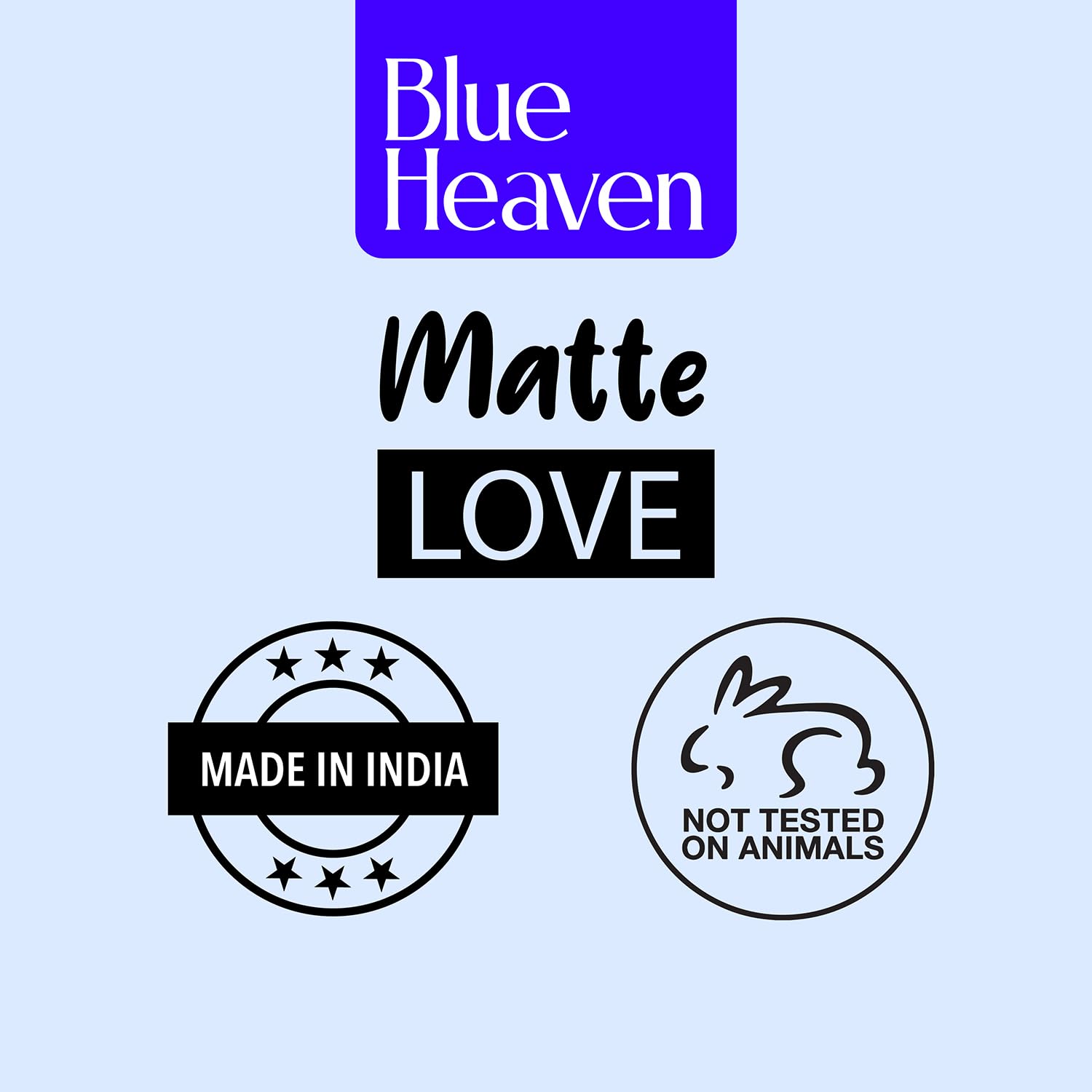 Blue Heaven Matte Love Mini Lipsticks pack of 10 | Long Lasting, Hydrating & Moisturizing Mini Roll on Lipsticks for Women | Soft - Matte Finish | 13g - Vamzn#
