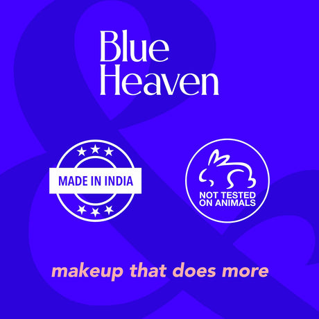 Blue Heaven Pop & Glow Eye & Cheek tint blusher for face makeup, Blush enriched with Rosehip and Coconut oil - Glam Pink, 12ml - Vamzn#