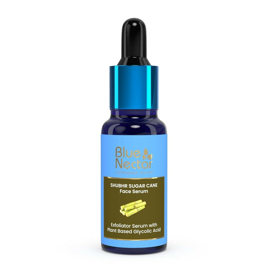 Blue Nectar AHA Exfoliator for Face with Plant Based Glycolic Acid from Sugarcane for Deep Exfoliation - Vamzn#