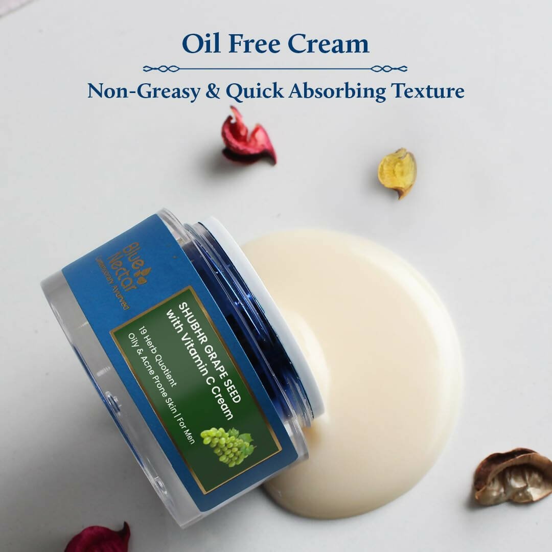 Blue Nectar Shubhr Grape Seed with Vitamin C Face Cream - Vamzn#