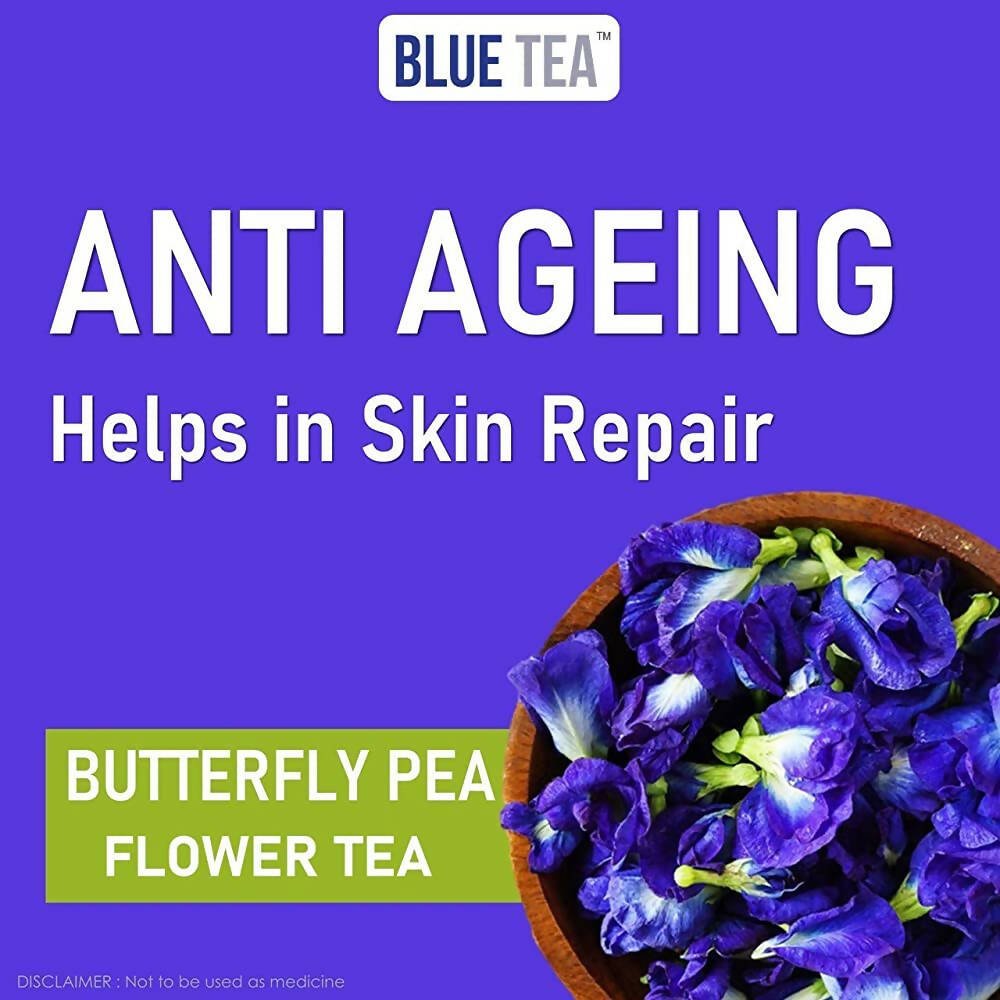 Blue Tea Butterfly Pea Cinnamon Herbal Tea Bags - Vamzn#