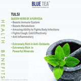 Blue Tea Organic Tulsi Green Tea - Vamzn#