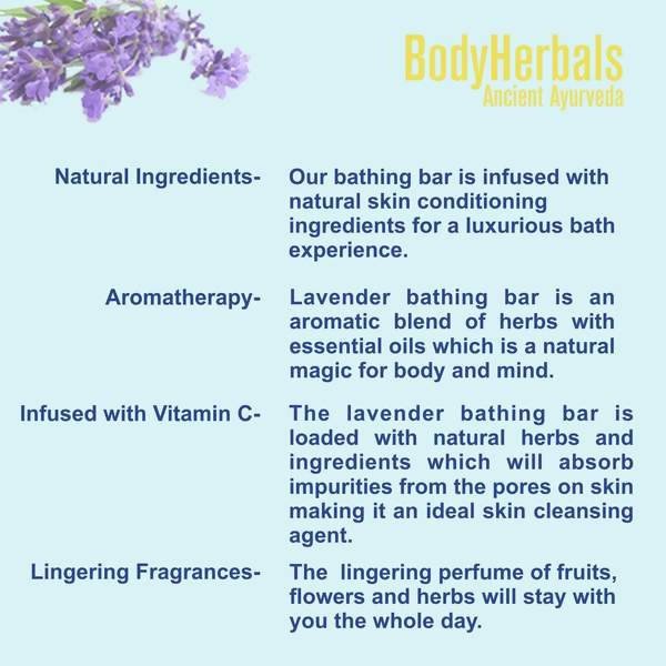 Bodyherbals Relax Hand Made Lavender Bathing Bar - Vamzn#