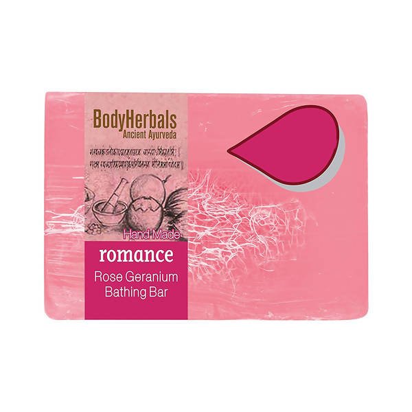 Bodyherbals Romance, Hand Made Rose & Geranium Bathing Bar - Vamzn#