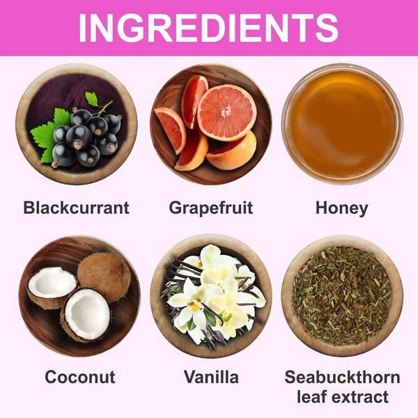 Bodyherbals Sensual Blackcurrant & Vanilla Sugar Body Scrub - Vamzn#