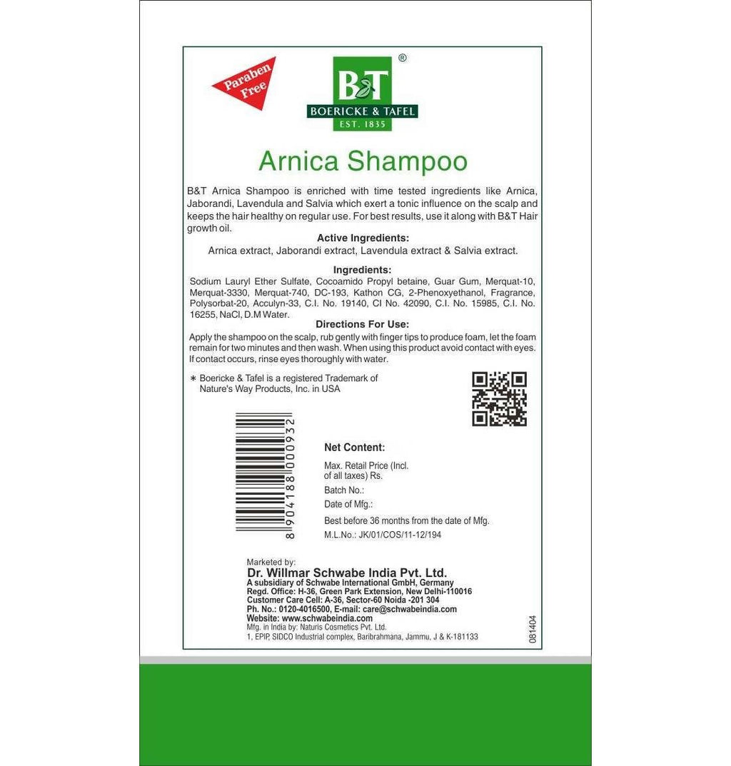 Boericke & Tafel Arnica Shampoo - Vamzn#