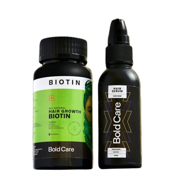 Bold Care Procapil Hair Serum + Biotin Supplements Combo - Vamzn#