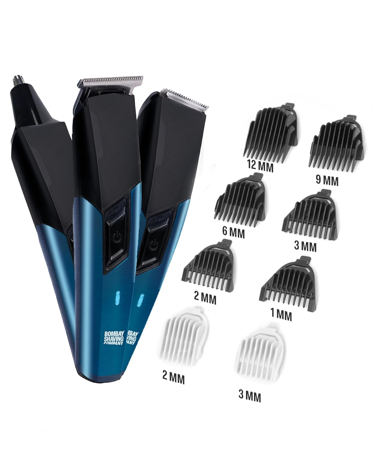 Bombay Shaving Company 11 in 1 Trimmer Men | All in One Full Body Trimmer for Men | 90 Min Charge time | 90 mins run time | Hair, Ear, Beard, Body, Nose Trimmer for Men | Type C charging | Power Groomer (New Model) - Vamzn#